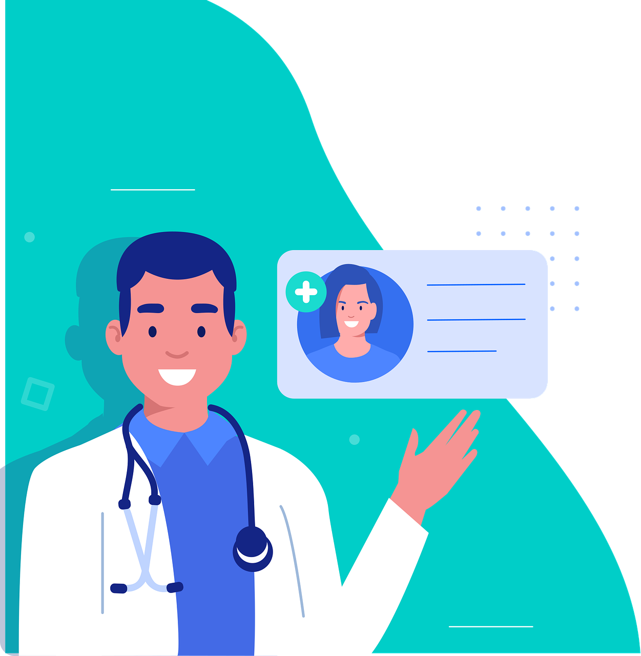 Arzt mit E-Karte (Foto: Pixabay.com)