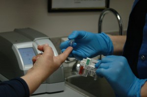 Test auf Diabetes im Labor